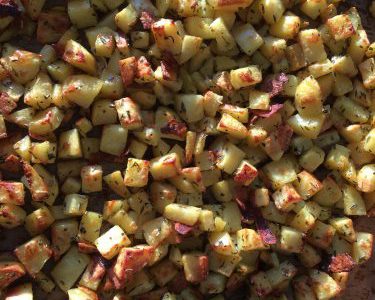 Gebakken aardappels uit de oven (met kruiden)
