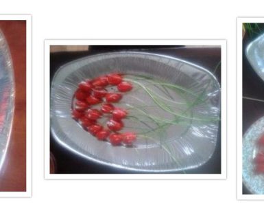 Gevulde tomaten tulpen.