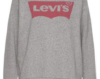 Levi's sweatvest grijs rood