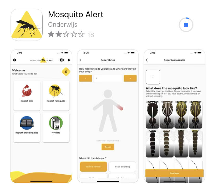 Mosquito Alert App