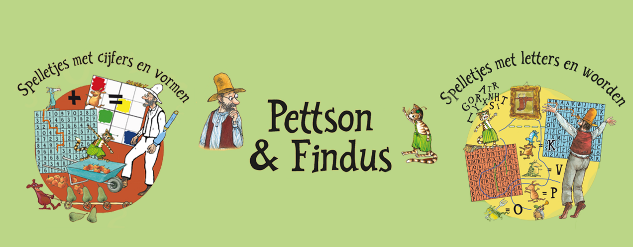 Speel en leer samen met Pettson & Findus.