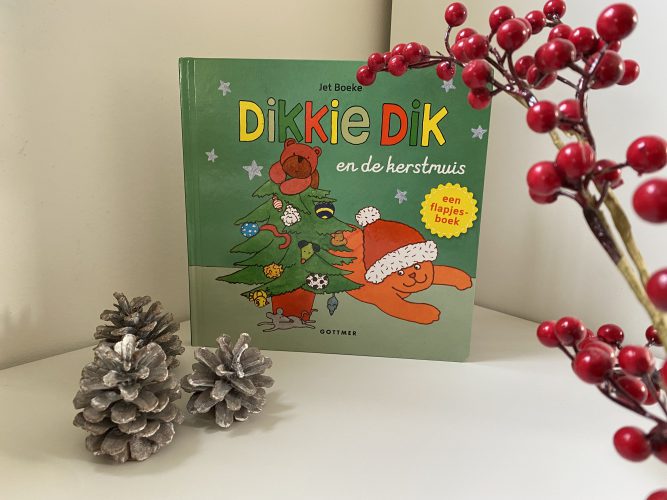 Dikkie Dik en de kerstmuis, een prachtig flapjesboek.