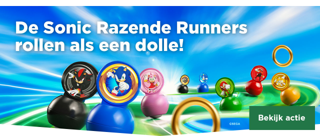 Spaar nu bij Plus 24 Sonic Razende Runners.