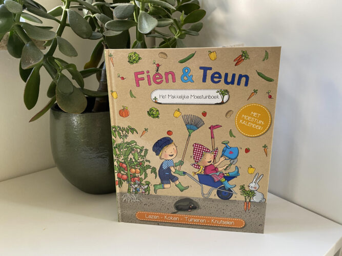 Fien & Teun Het Makkelijke Moestuinboek voor actieve kinderen.