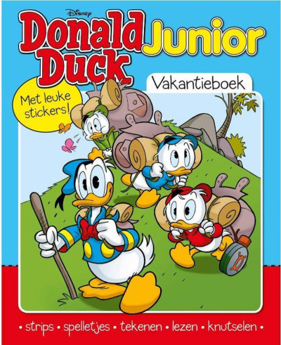 Donald Duck Junior Vakantieboek – Vol grappige en avontuurlijke verhalen.