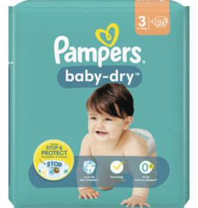 Pampers Baby-Dry luiers of luierbroekjes niet goed geld terug actie.