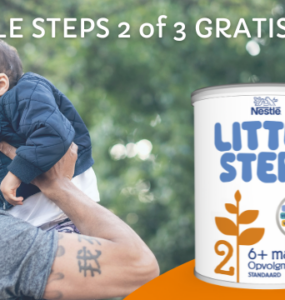 Little Steps Opvolgmelk 2 of 3 gratis proberen tot 31-12-2023.