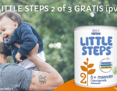 Little Steps Opvolgmelk 2 of 3 gratis proberen tot 31-12-2023.