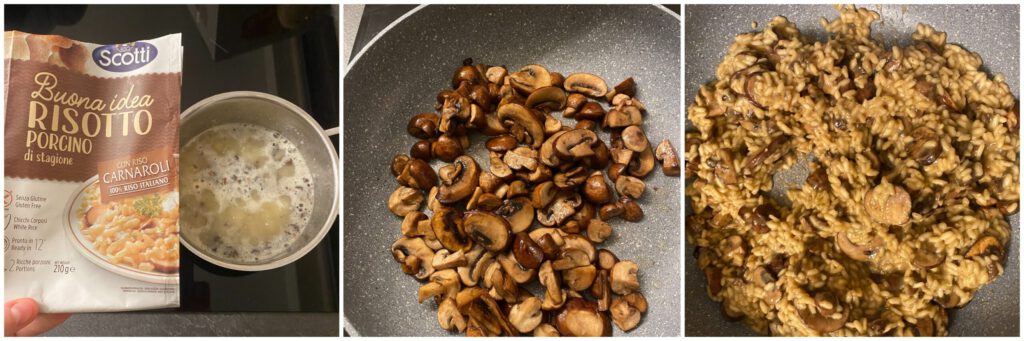 Romige champignon risotto - een makkelijk te maken comfortgerecht.