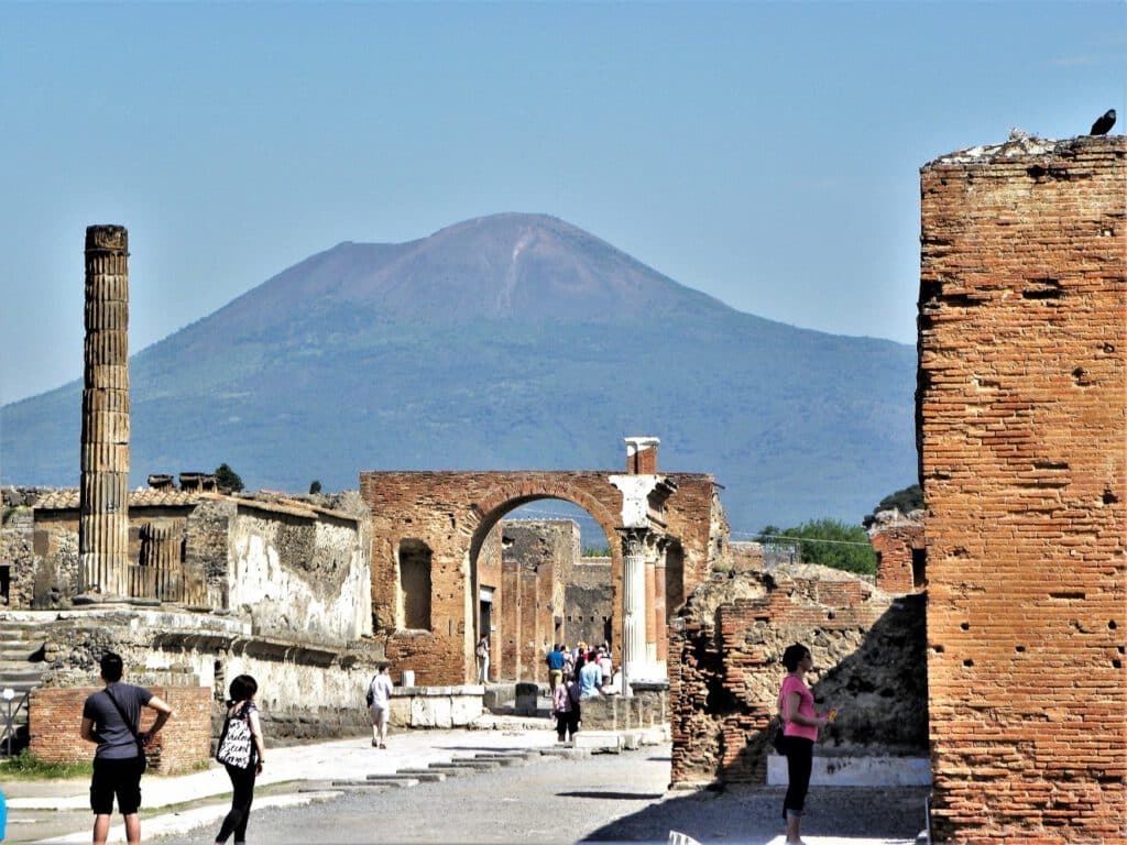 Napels, Pompeii en de Vesuvius.